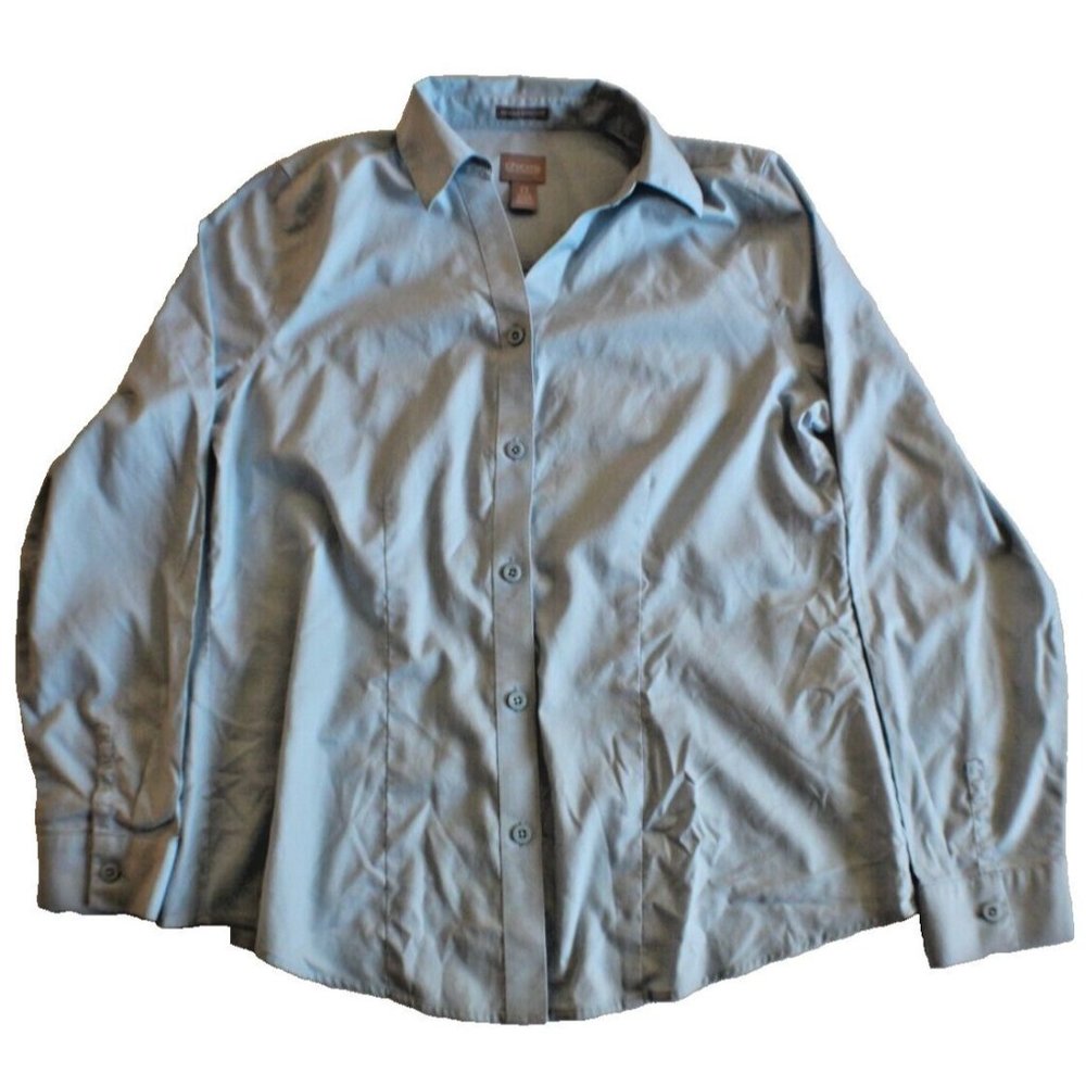 Chicos Womens Button Up Shirt Size 0